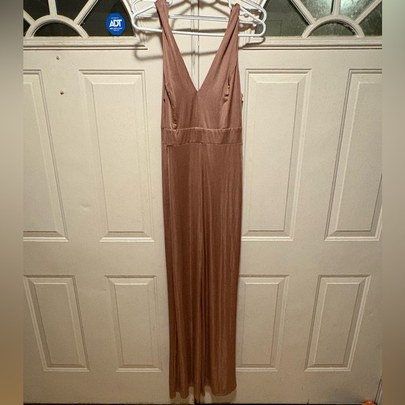 Charlotte Russe Dresses & Skirts - Charlotte Russe Tan Maxi Dress